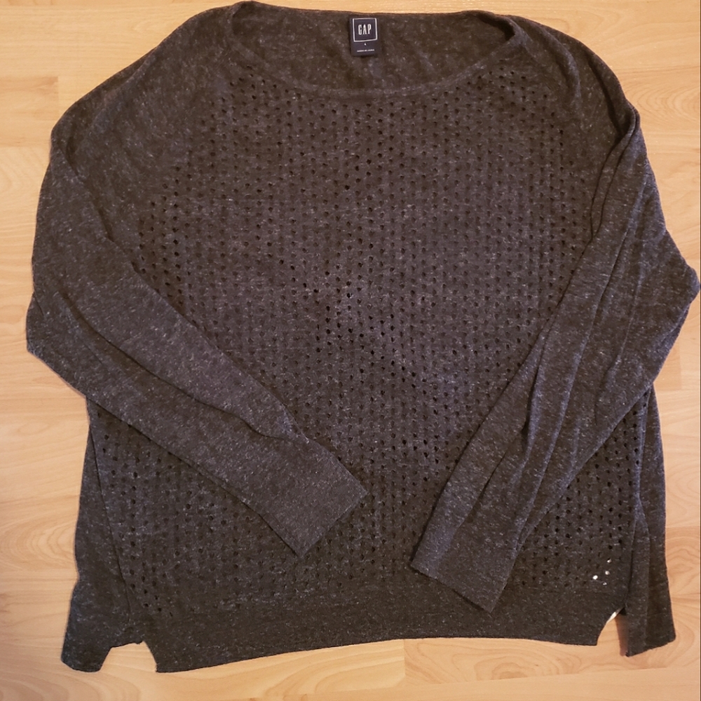 Gap Womens Large Lightweight Sweater Grey